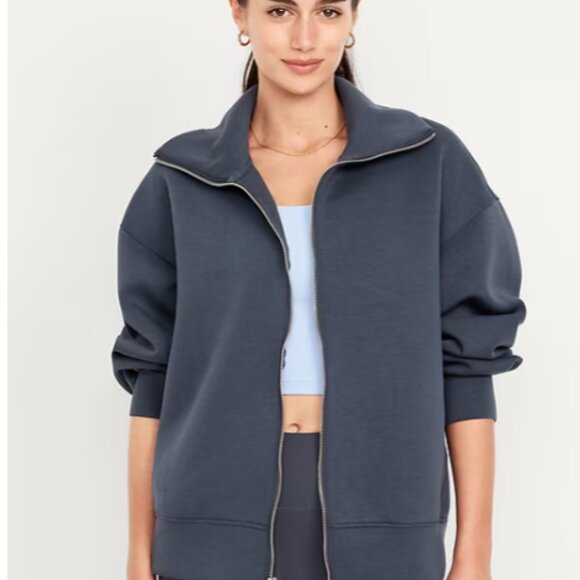 Old Navy Jackets & Blazers - Old Navy Bounce Fleece Blue Full-Zip Jacket